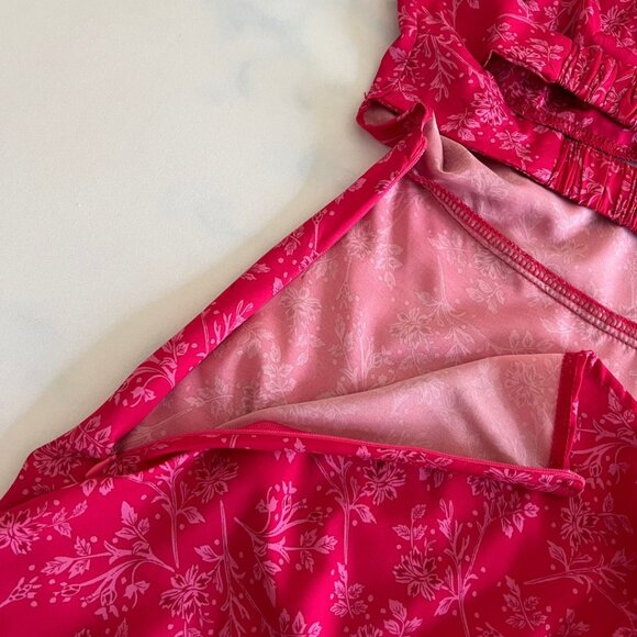 Cherley NWT Bright Pink Strapless Open Back Coverup Dress - Picture 7 of 8